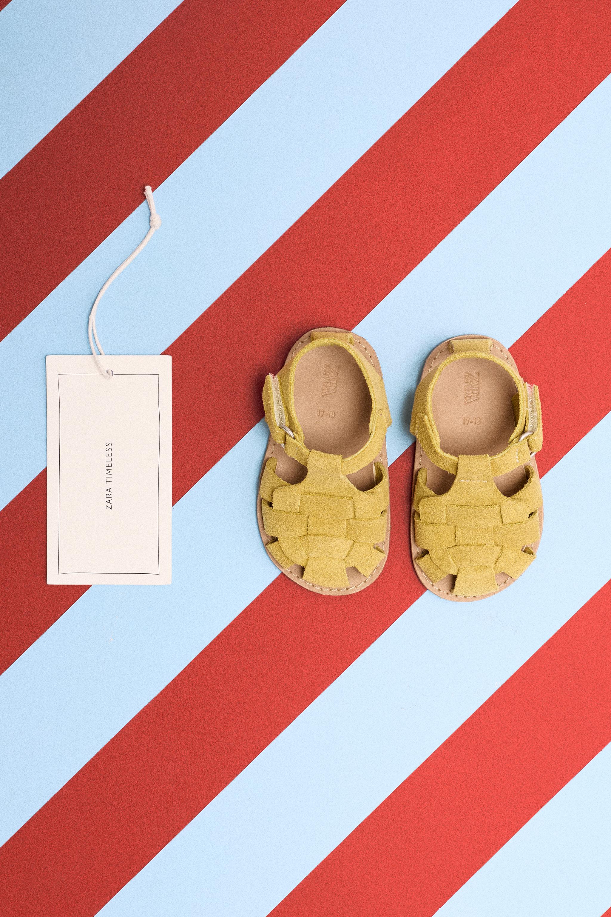 SANDALES STYLE PLAGE EN CUIR